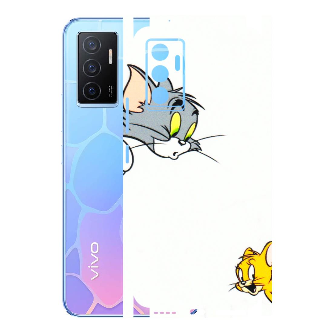 VIVO Y Series Phone Skins (All Models) - Cute Tom And Jerry - 3D Embossed Finish (L-220) Vivo Y75