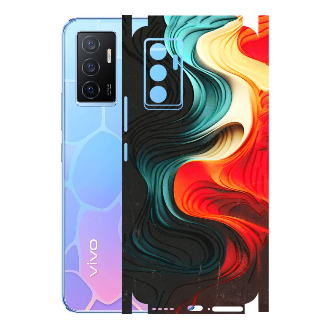 VIVO Y Series Phone Skins (All Models) - The Silky Swirl - 3D Embossed Finish (L-240) Vivo Y75
