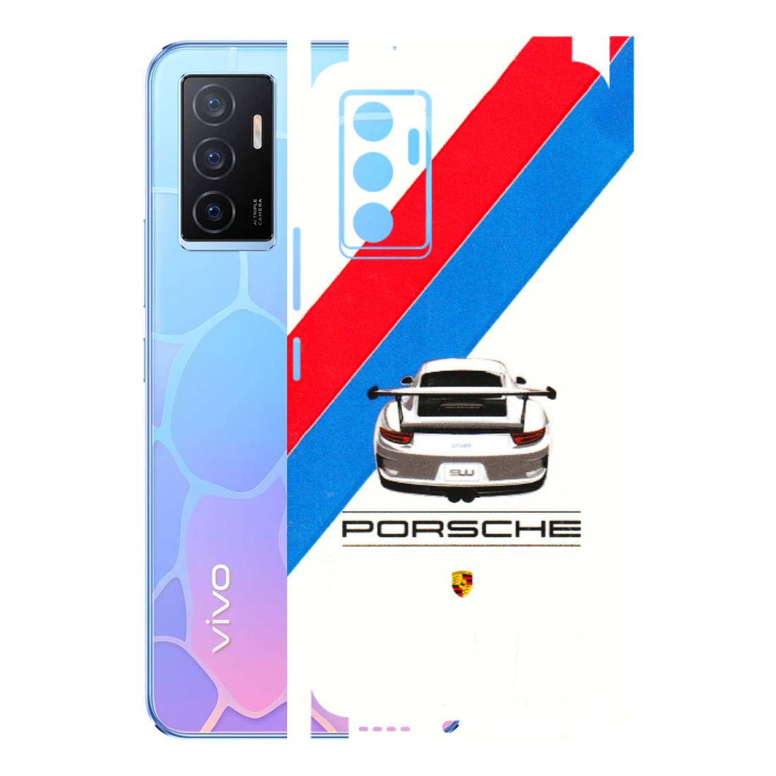 VIVO Y Series Phone Skins (All Models) - Porche Car Sober Logo - 3D Embossed Finish (L-248) Vivo Y75