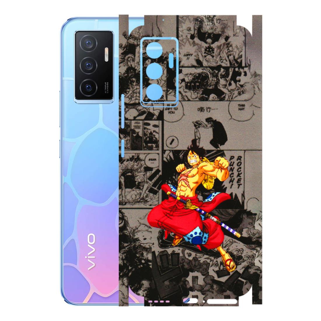 VIVO Y Series Phone Skins (All Models) - One Piece Rocket Punch Manga - 3D Embossed Finish (L-25) Vivo Y75