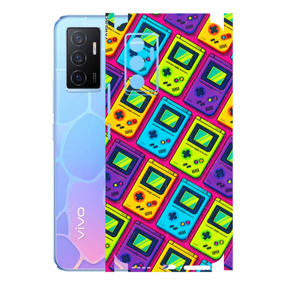 VIVO Y Series Phone Skins (All Models) - Gameboy Colourful - 3D Embossed Finish (L-266) Vivo Y75