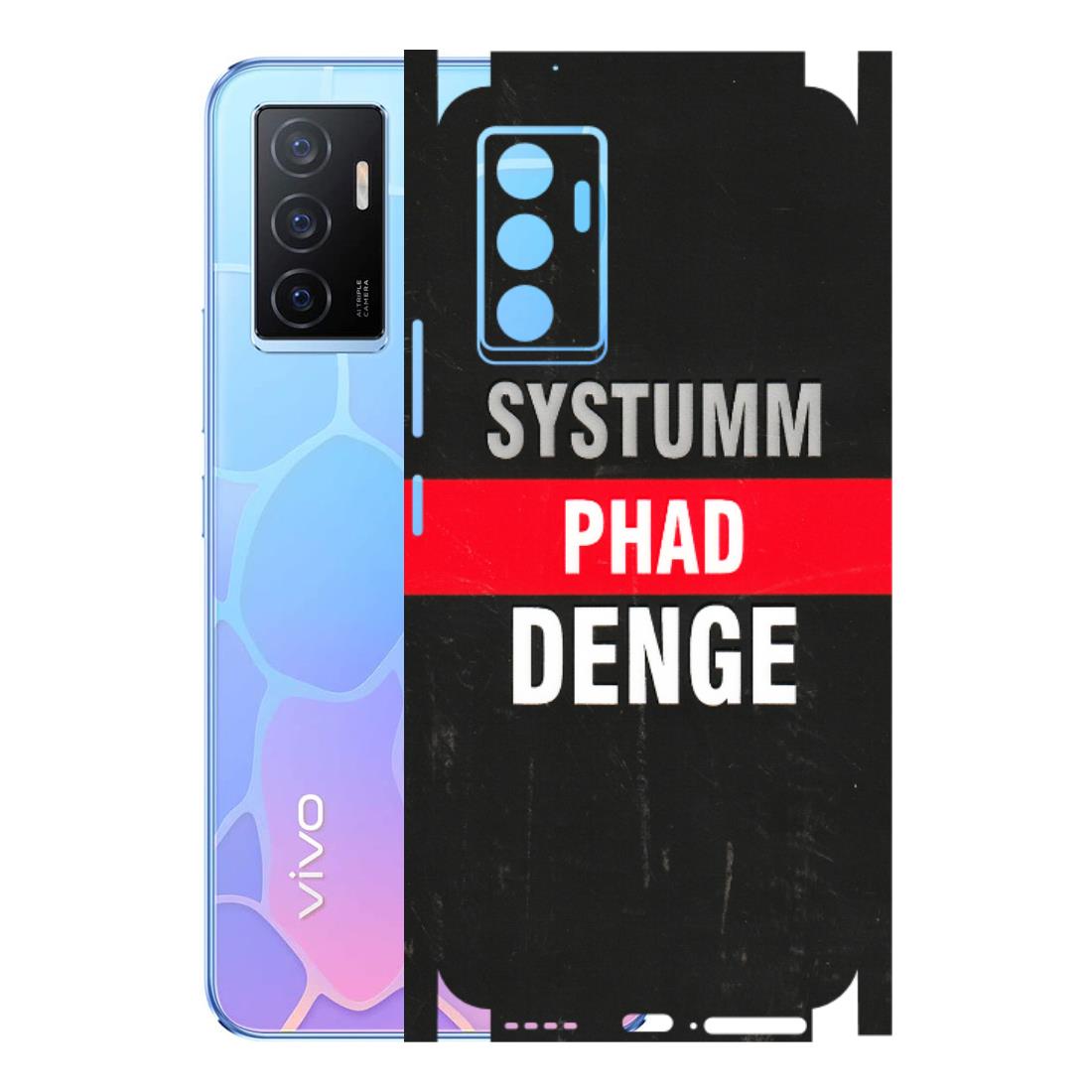 VIVO Y Series Phone Skins (All Models) - Systumm Phad Denge - 3D Embossed Finish (L-278) Vivo Y75