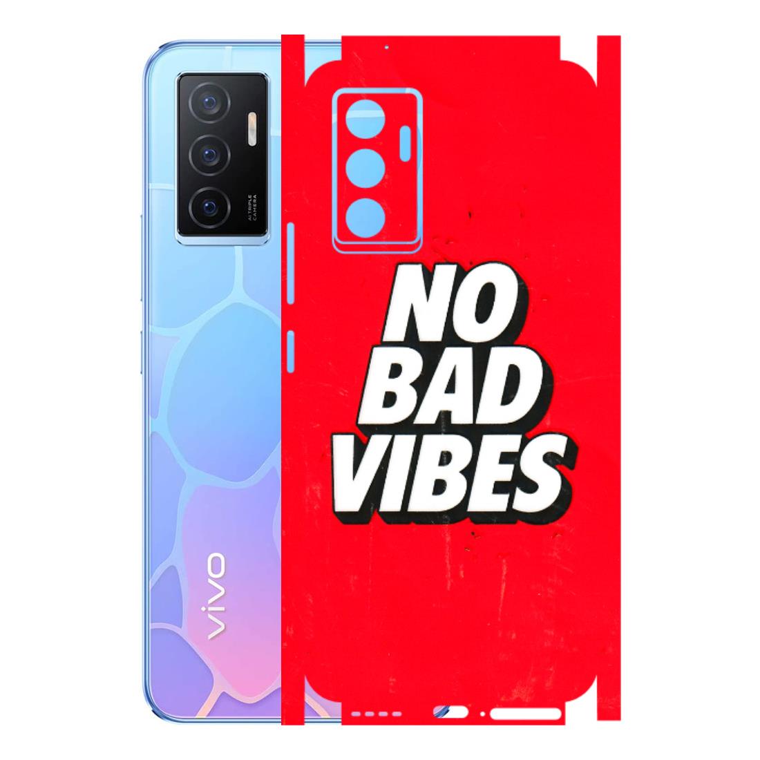 VIVO Y Series Phone Skins (All Models) - No Bad Vibes - 3D Embossed Finish (L-280) Vivo Y75