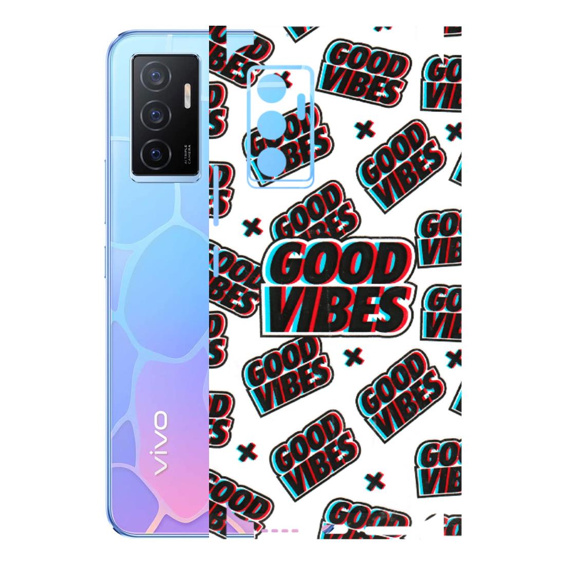 VIVO Y Series Phone Skins (All Models) - Good Vibes - 3D Embossed Finish (L-282) Vivo Y75