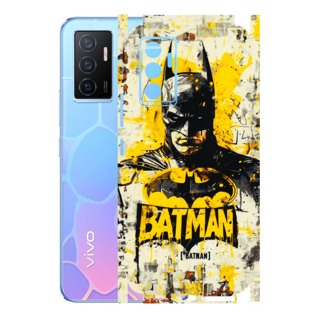 VIVO Y Series Phone Skins (All Models) - Batman Yellow BT - 3D Embossed Finish (L-304) Vivo Y75