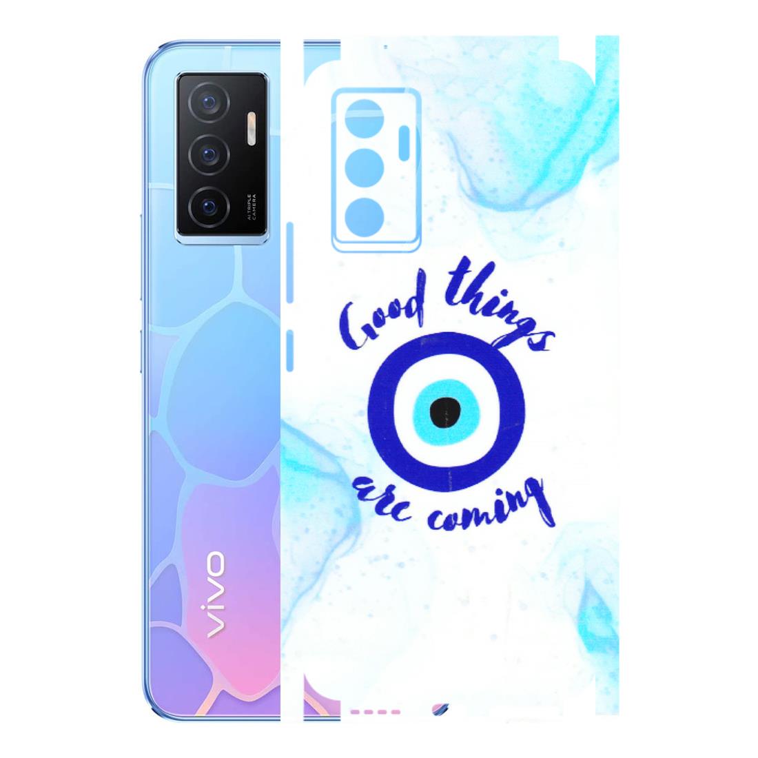 VIVO Y Series Phone Skins (All Models) - Evil Eye Good Things Are Coming - 3D Embossed Finish (L-322) Vivo Y75