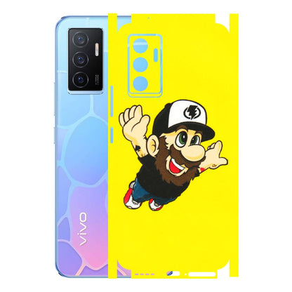 VIVO Y Series Phone Skins (All Models) - Flying Beardo - 3D Embossed Finish (L-60) Vivo Y75