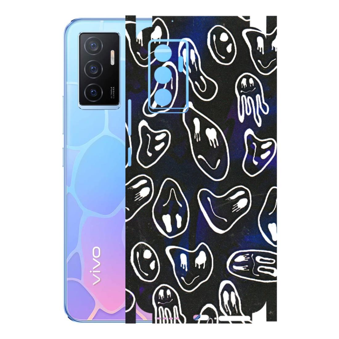 VIVO Y Series Phone Skins (All Models) - Distorted Smileys - 3D Embossed Finish (L-92) Vivo Y75