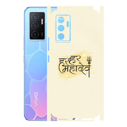 VIVO Y Series Phone Skins (All Models) - Har Har Mahadev - Matte Finish (M-10) Vivo Y75