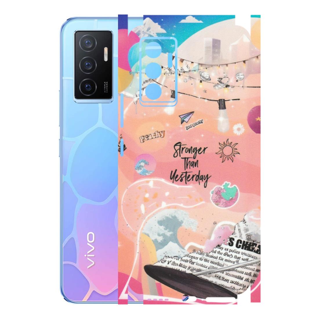VIVO Y Series Phone Skins (All Models) - Stronger Then Yesterday - Matte Finish (M-128) Vivo Y75