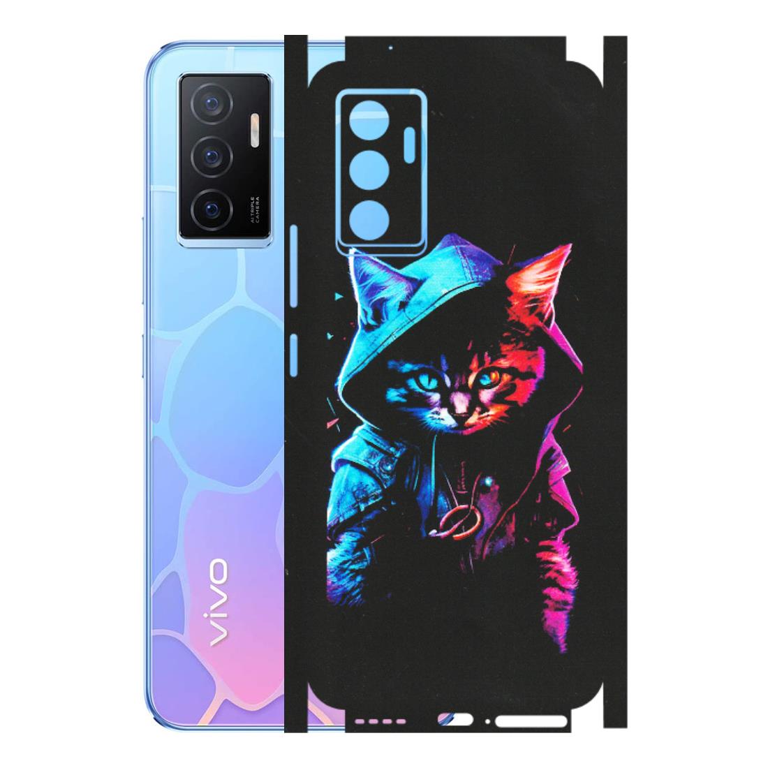 VIVO Y Series Phone Skins (All Models) - Cyberpunk Cat - Matte Finish (M-45) Vivo Y75