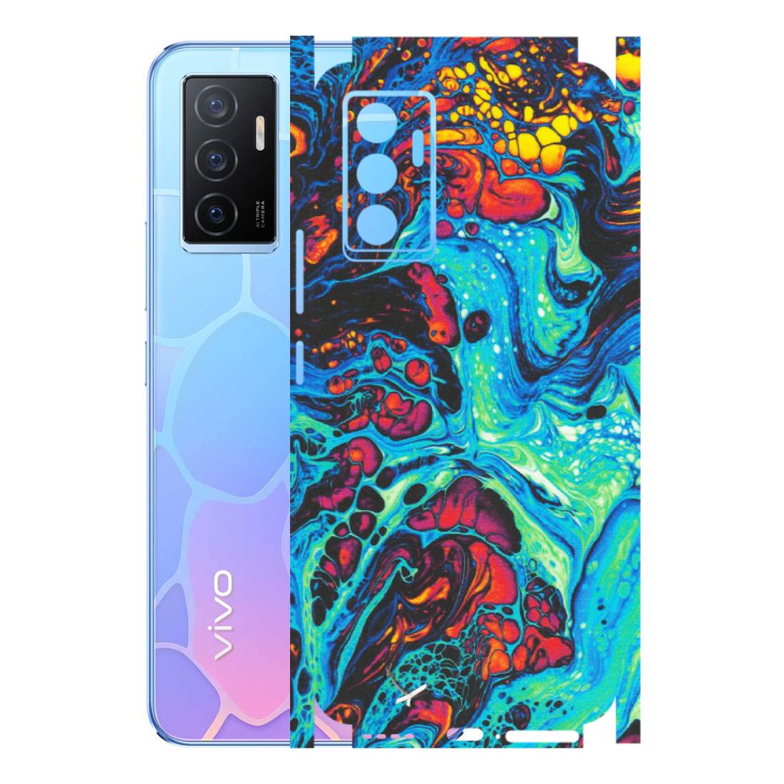 VIVO Y Series Phone Skins (All Models) - Majestic Galactic Marbel - Matte Finish (M-85) Vivo Y75