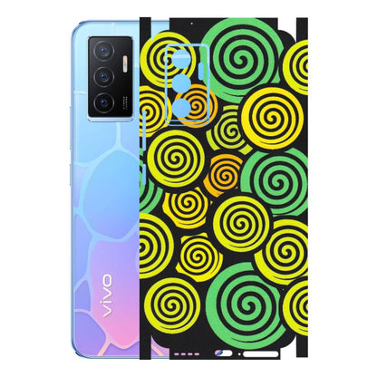 VIVO Y Series Phone Skins (All Models) - Crazy Spiral - Matte Finish (M-91) Vivo Y75