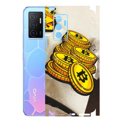 VIVO Y Series Phone Skins (All Models) - Billionaire Bitcoin Collection - Matte Finish (M-92) Vivo Y75