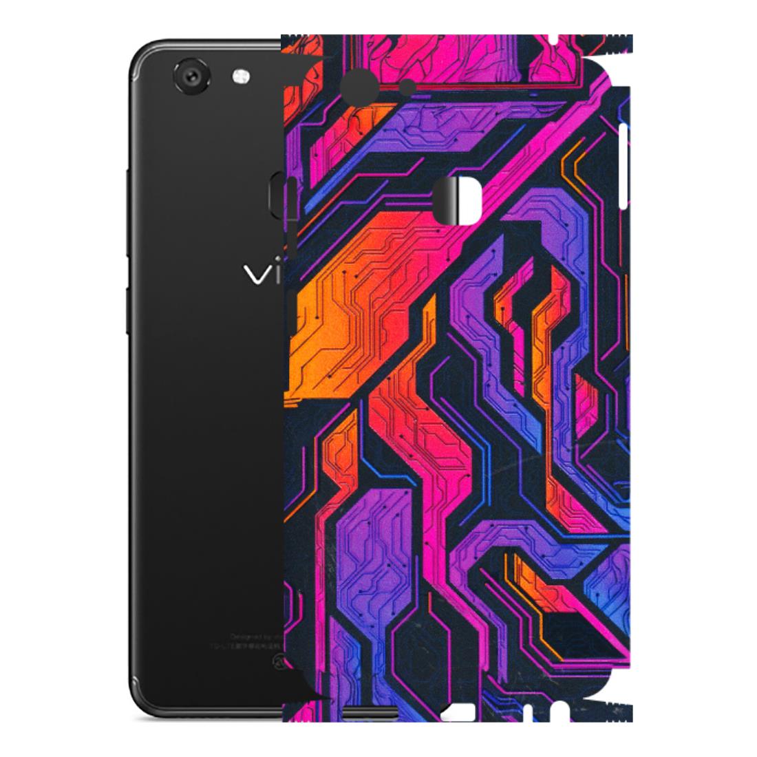 VIVO Y Series Phone Skins (All Models) - Tech Circuits Futuristic - 3D Embossed Finish (L-07) Vivo Y79