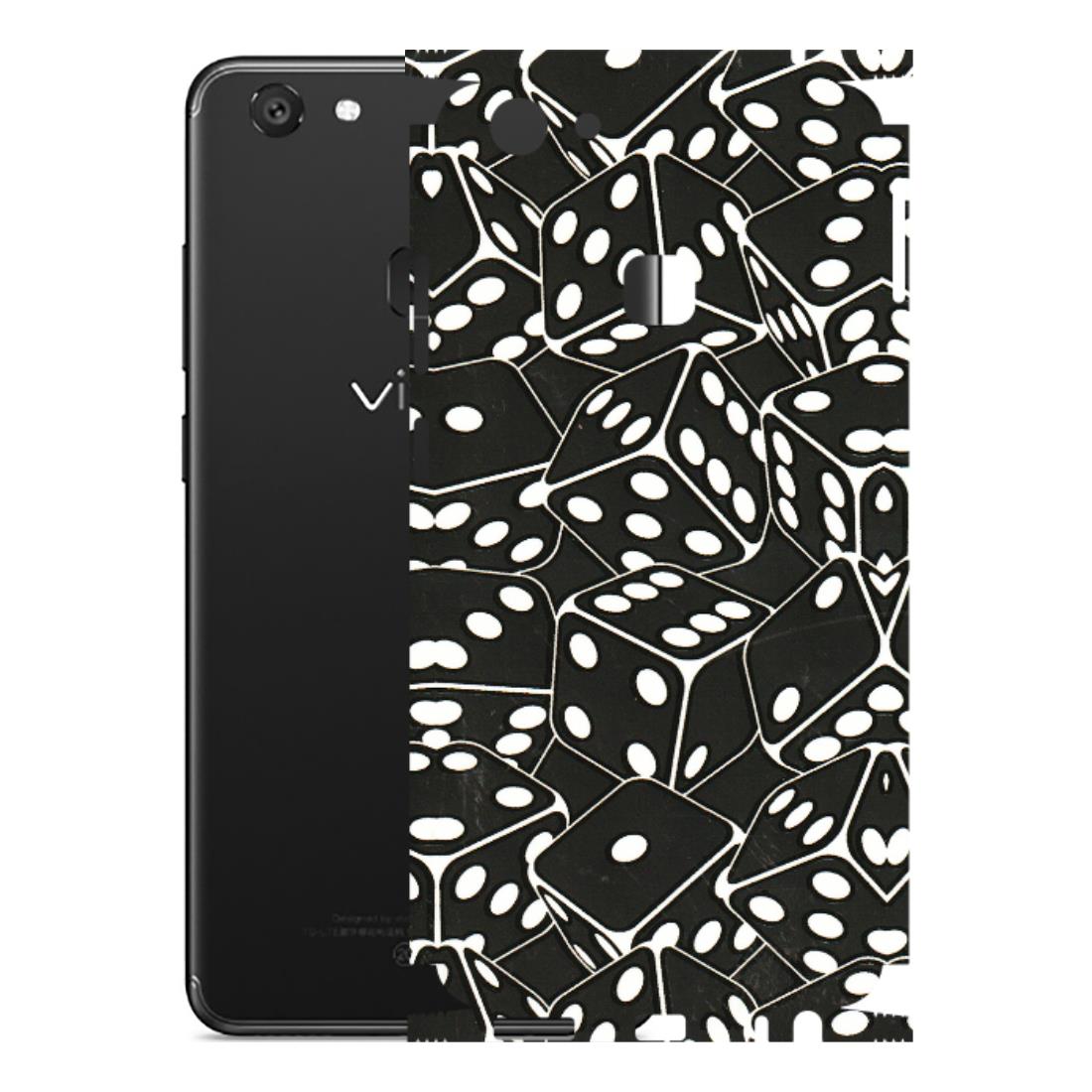 VIVO Y Series Phone Skins (All Models) - Big Black Dices - 3D Embossed Finish (L-106) Vivo Y79