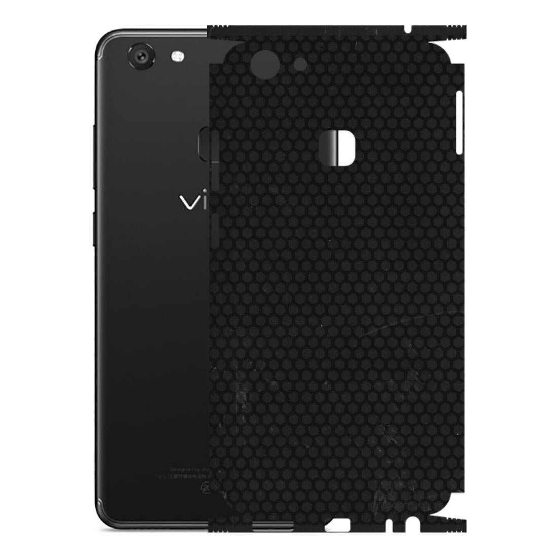 VIVO Y Series Phone Skins (All Models) - Black honeycomb - 3D Embossed Finish (L-114) Vivo Y79