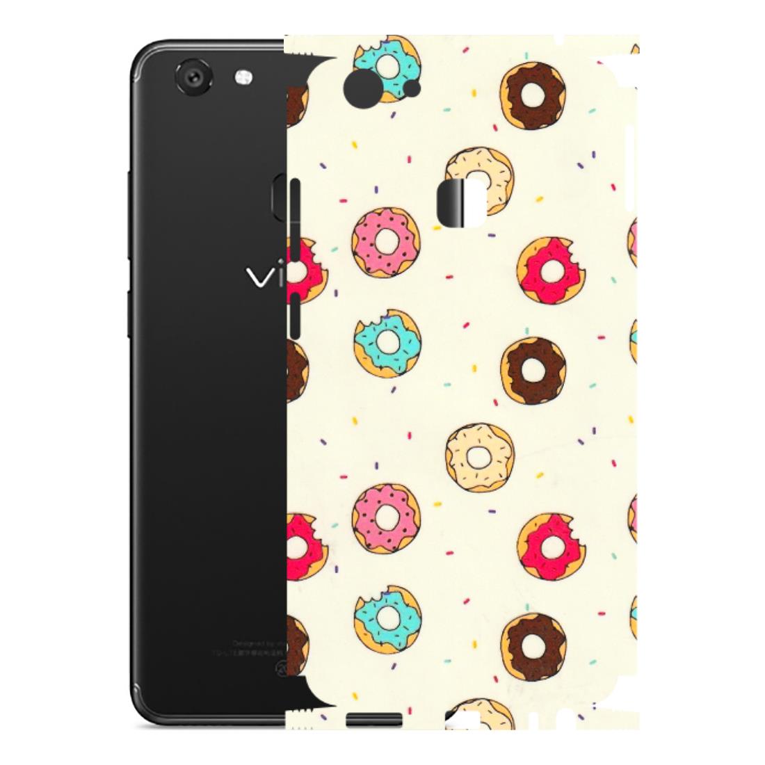 VIVO Y Series Phone Skins (All Models) - Mini Donuts Doodle Art - 3D Embossed Finish (L-122) Vivo Y79