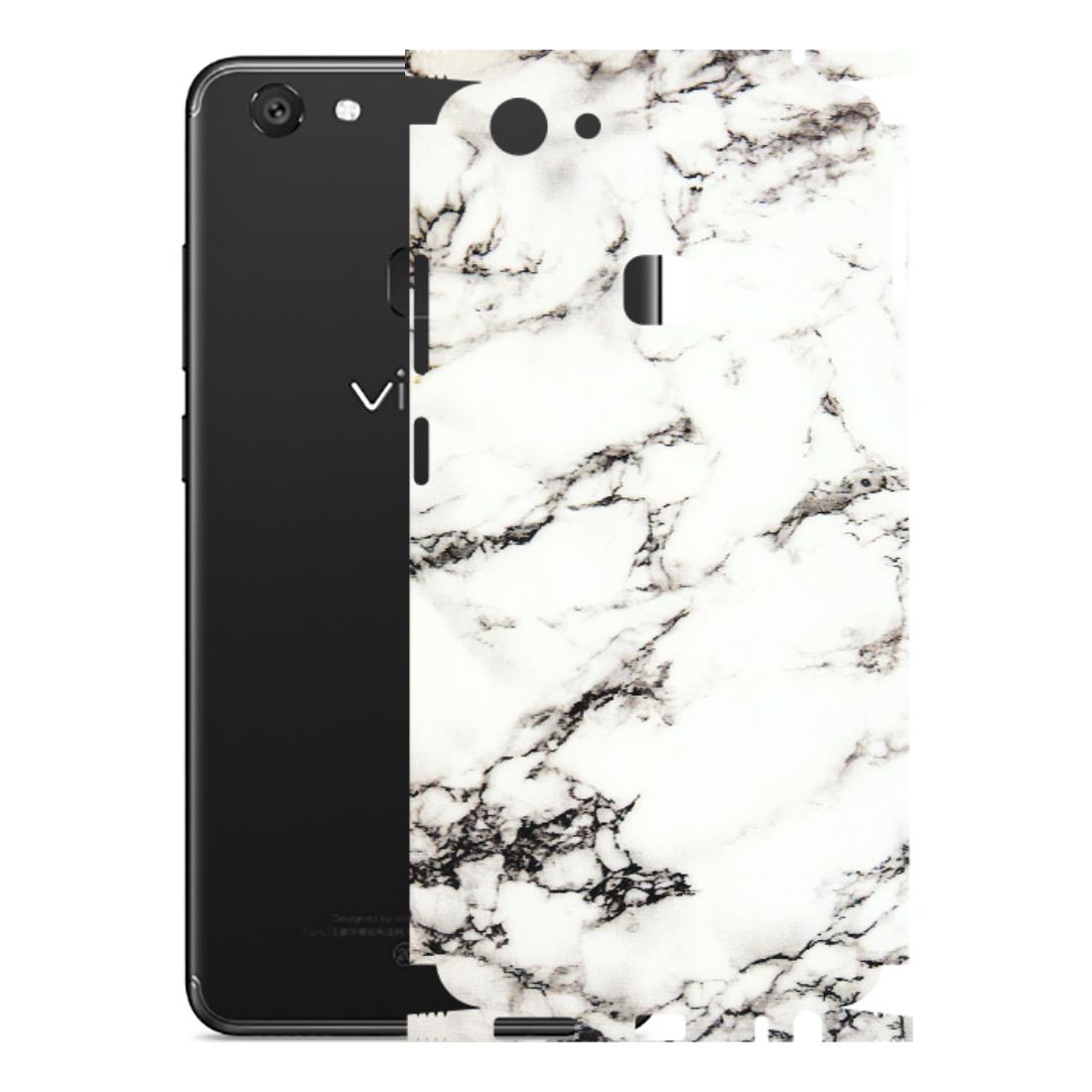 VIVO Y Series Phone Skins (All Models) - Black and White Marble Texture - 3D Embossed Finish (L-124) Vivo Y79