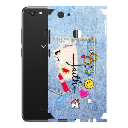 VIVO Y Series Phone Skins (All Models) - Denim Jeans Pocket - 3D Embossed Finish (L-134) Vivo Y79