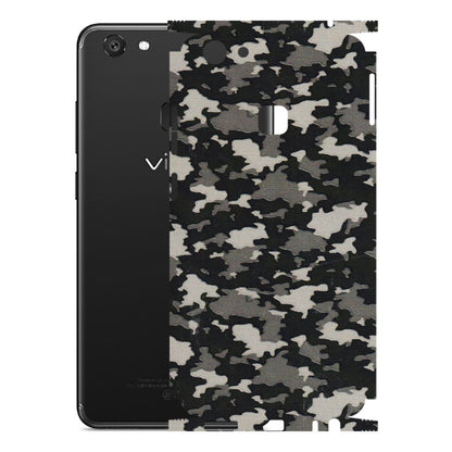 VIVO Y Series Phone Skins (All Models) - Black/Grey Camoflaunge - 3D Embossed Finish (L-142) Vivo Y79