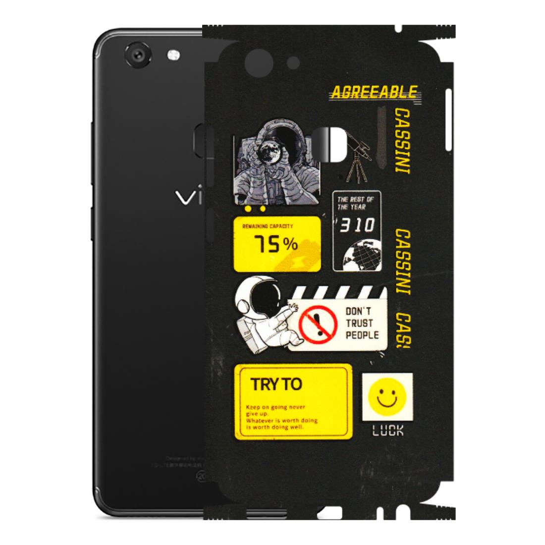 VIVO Y Series Phone Skins (All Models) - Black Cassini - 3D Embossed Finish (L-161) Vivo Y79
