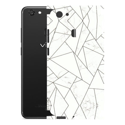 VIVO Y Series Phone Skins (All Models) - Luxury White Marble Effect - 3D Embossed Finish (L-168) Vivo Y79