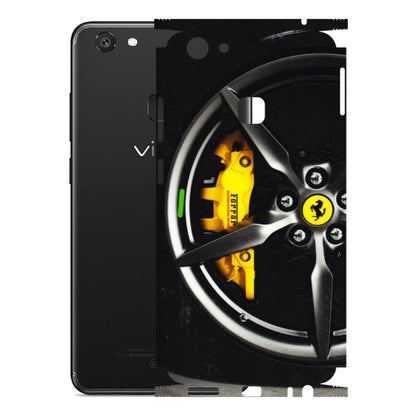 VIVO Y Series Phone Skins (All Models) - Ferrari Wheel Alloy - 3D Embossed Finish (L-173) Vivo Y79