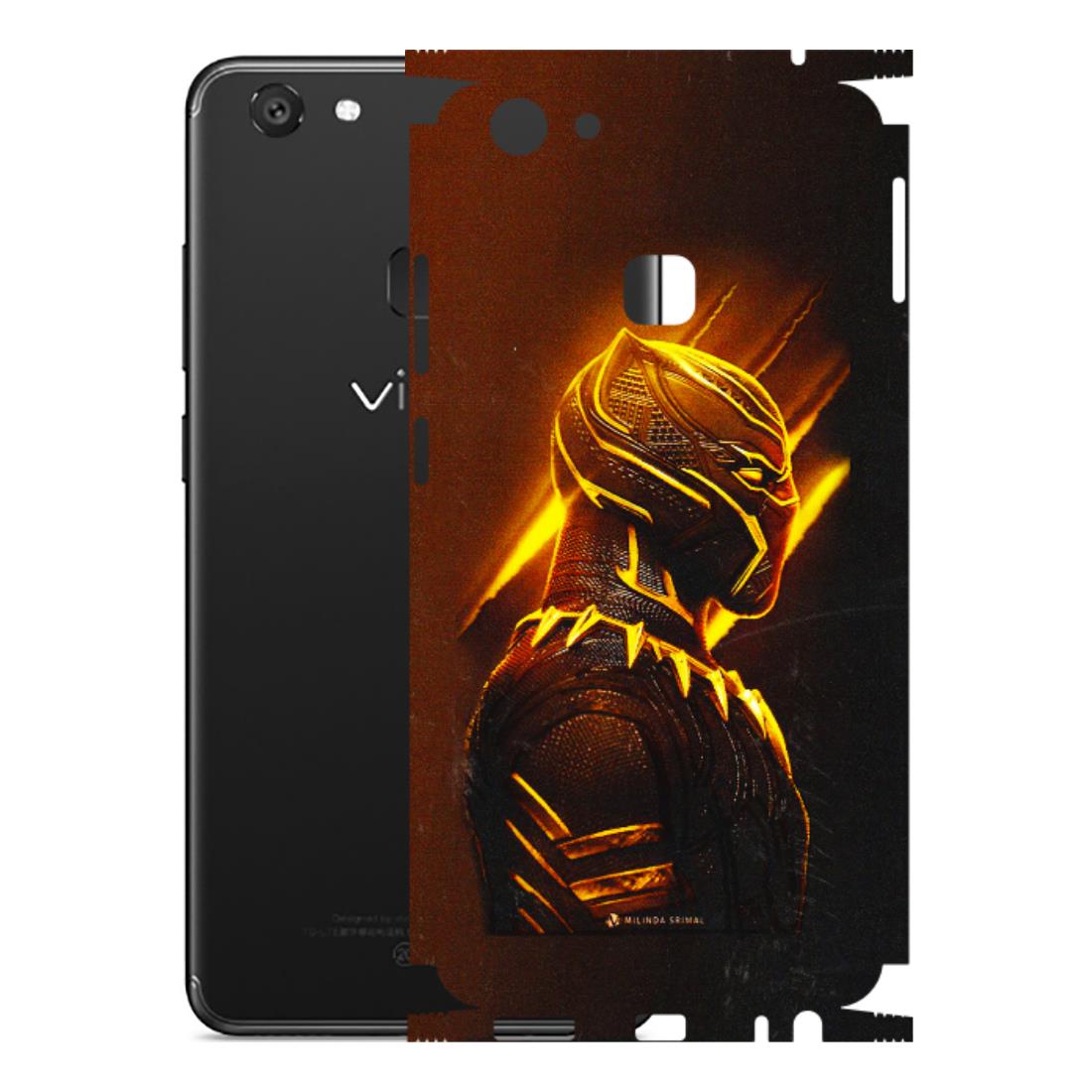 VIVO Y Series Phone Skins (All Models) - Gold Black Panther - 3D Embossed Finish (L-181) Vivo Y79