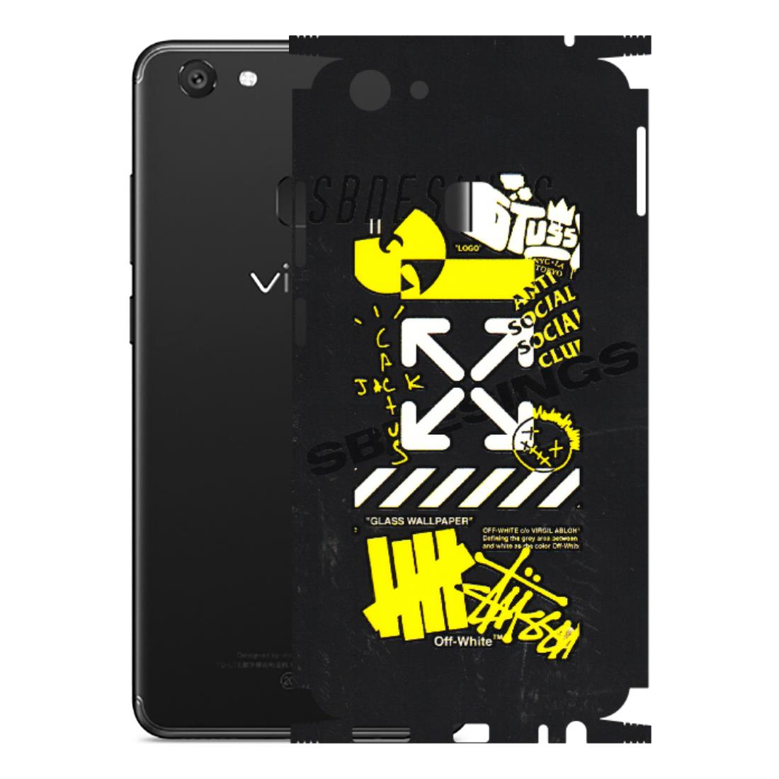 VIVO Y Series Phone Skins (All Models) - Anti Social Graffiti - 3D Embossed Finish (L-198) Vivo Y79