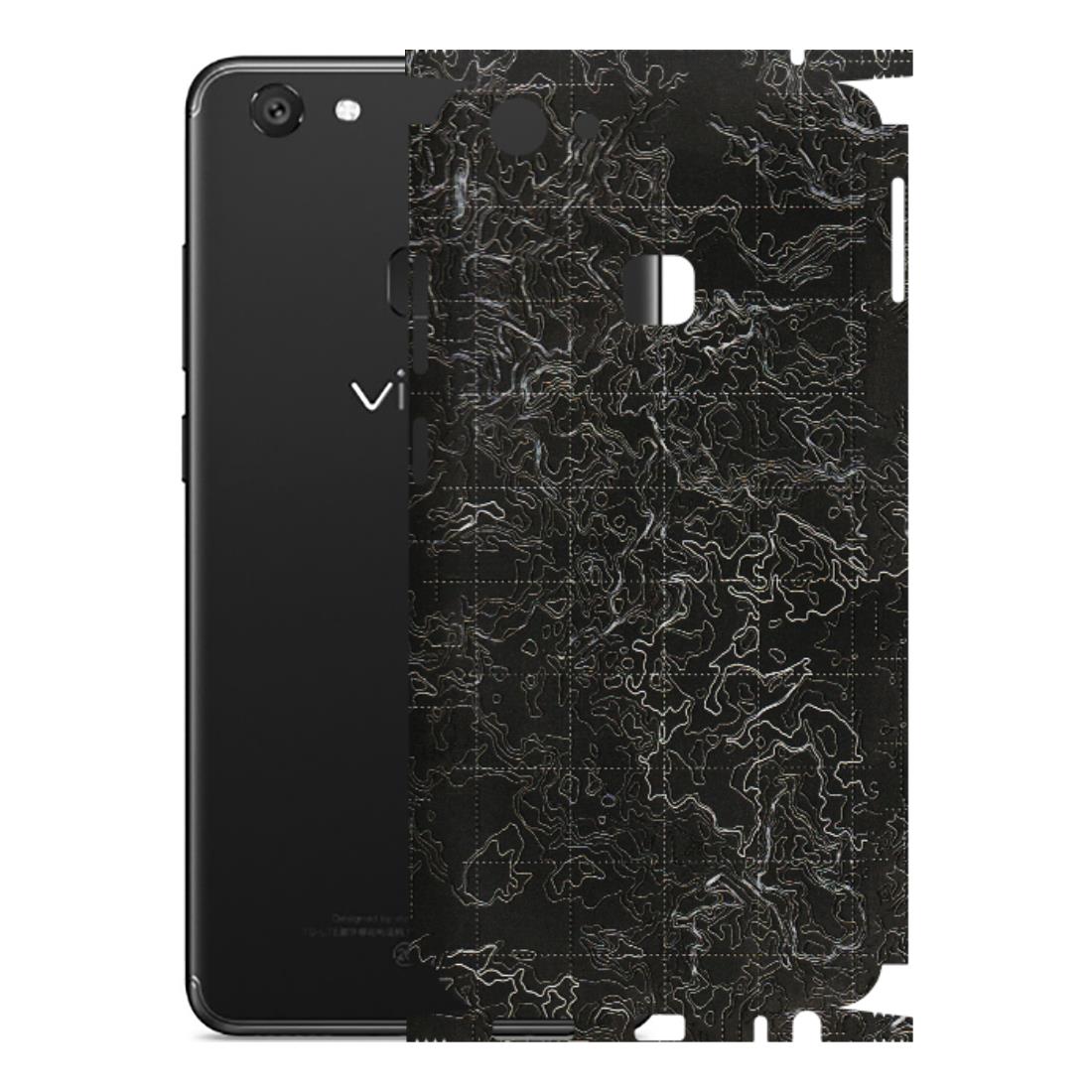 VIVO Y Series Phone Skins (All Models) - Black map Texture - 3D Embossed Finish (L-201) Vivo Y79