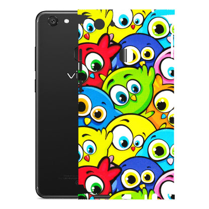 VIVO Y Series Phone Skins (All Models) - Cute Fluffy Birds - 3D Embossed Finish (L-213) Vivo Y79