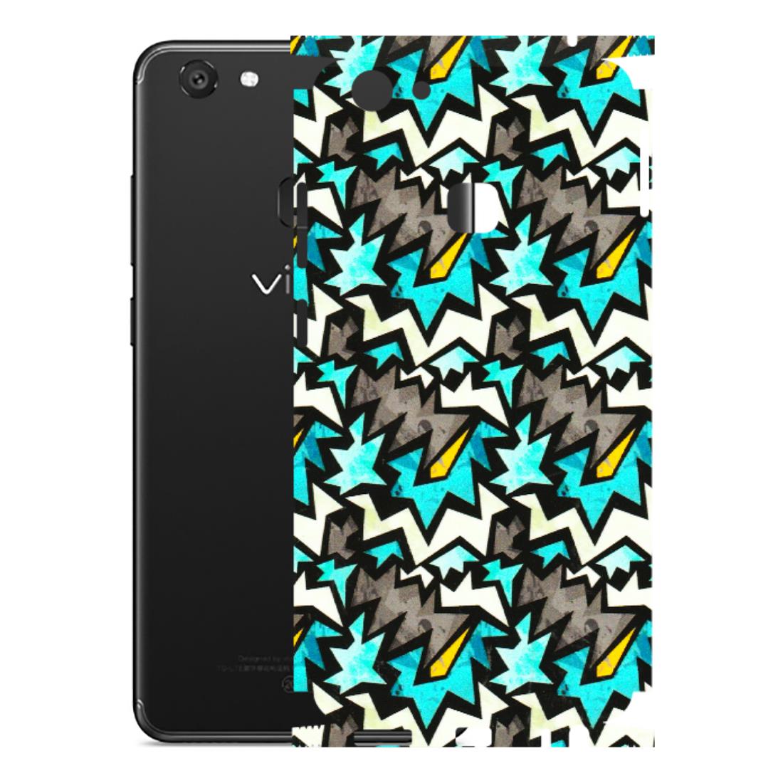 VIVO Y Series Phone Skins (All Models) - Funky Zig Zag - 3D Embossed Finish (L-223) Vivo Y79
