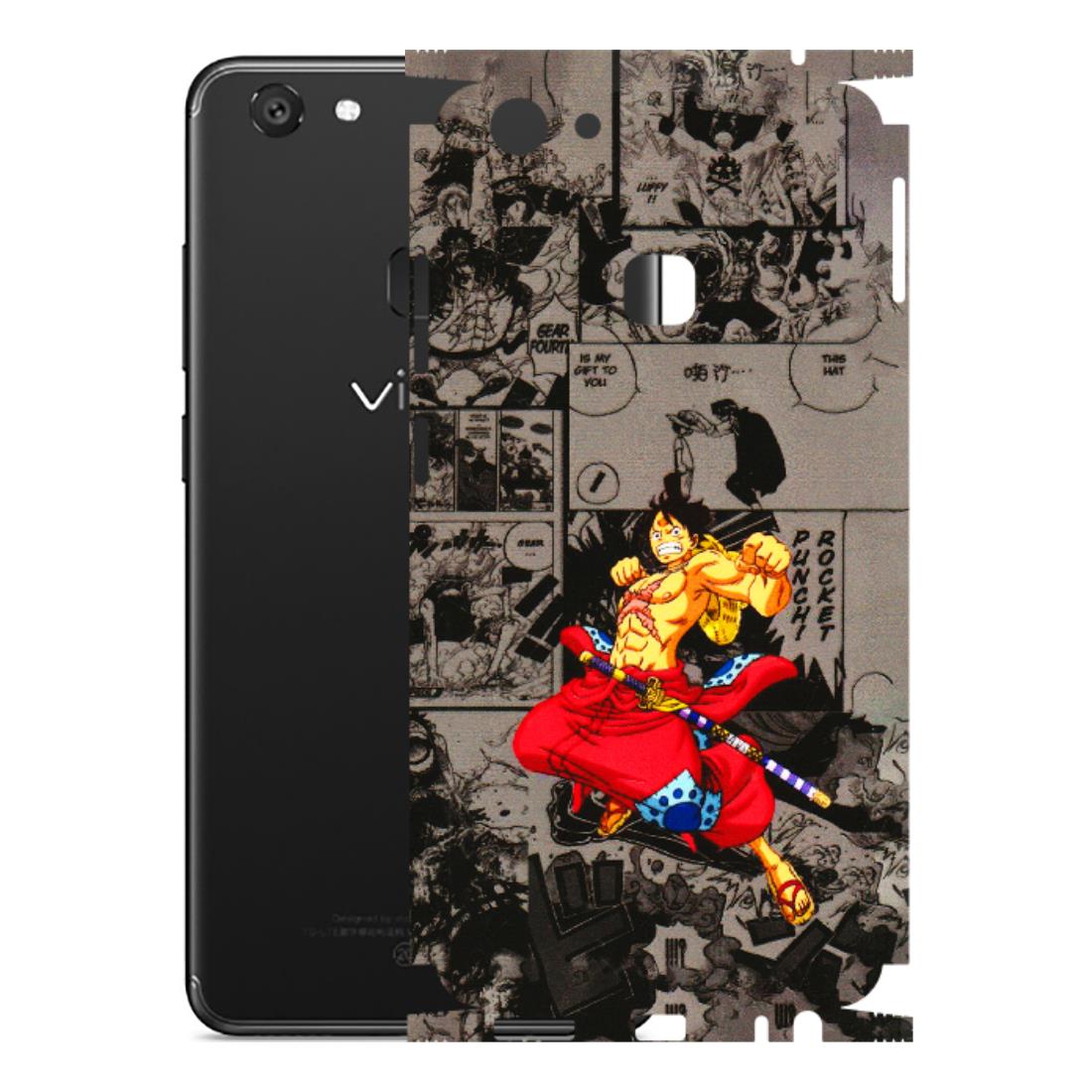 VIVO Y Series Phone Skins (All Models) - One Piece Rocket Punch Manga - 3D Embossed Finish (L-25) Vivo Y79