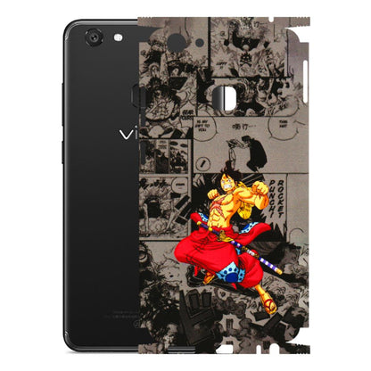 VIVO Y Series Phone Skins (All Models) - One Piece Rocket Punch Manga - 3D Embossed Finish (L-25) Vivo Y79