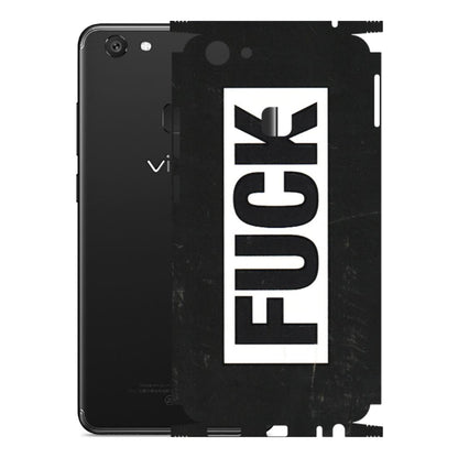 VIVO Y Series Phone Skins (All Models) - The F Word - 3D Embossed Finish (L-255) Vivo Y79