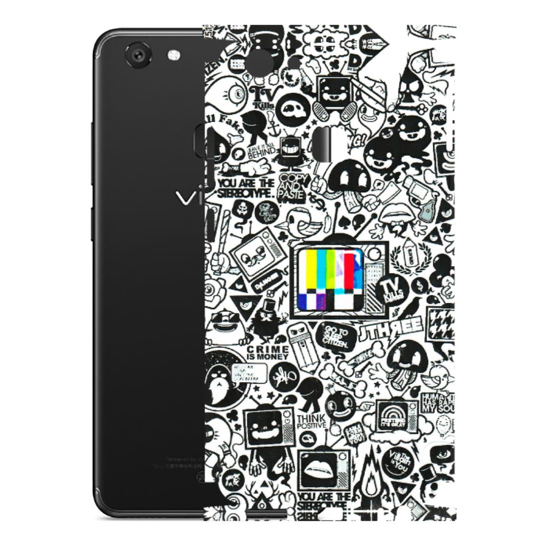 VIVO Y Series Phone Skins (All Models) - Doodles Positive Art - 3D Embossed Finish (L-263) Vivo Y79
