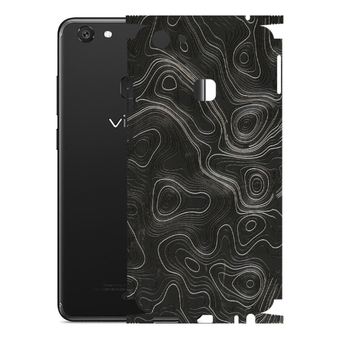 VIVO Y Series Phone Skins (All Models) - Abstract White Line Map - 3D Embossed Finish (L-269) Vivo Y79