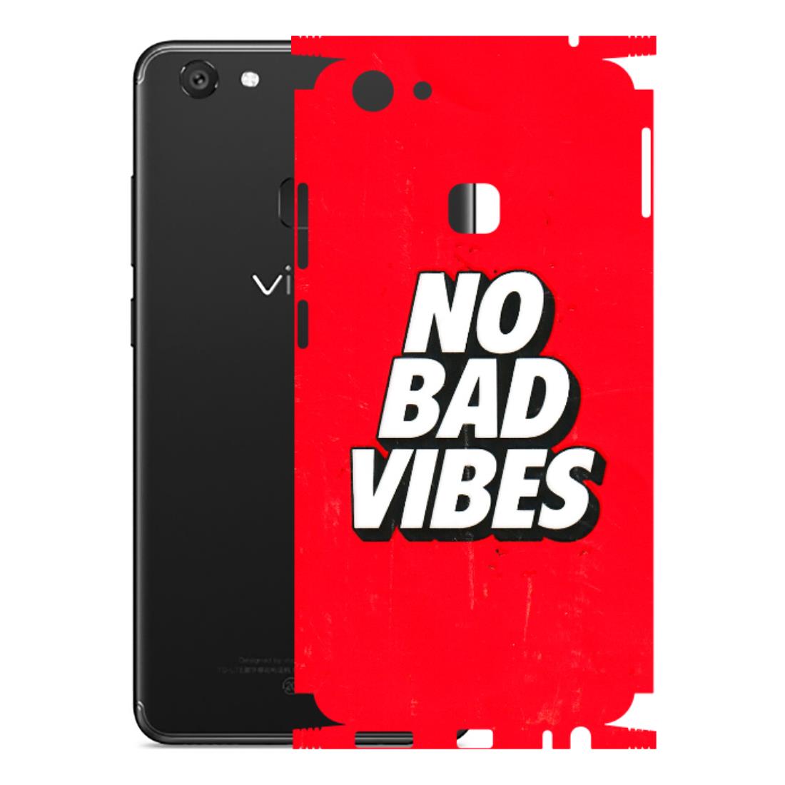 VIVO Y Series Phone Skins (All Models) - No Bad Vibes - 3D Embossed Finish (L-280) Vivo Y79