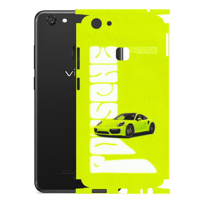 VIVO Y Series Phone Skins (All Models) - Lime Green Porche - 3D Embossed Finish (L-30) Vivo Y79