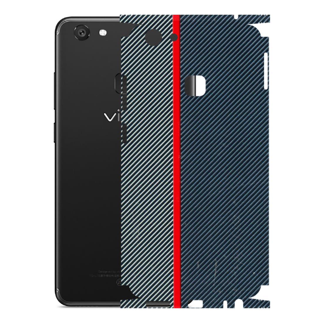 VIVO Y Series Phone Skins (All Models) - Blue Sober Lines - 3D Embossed Finish (L-305) Vivo Y79