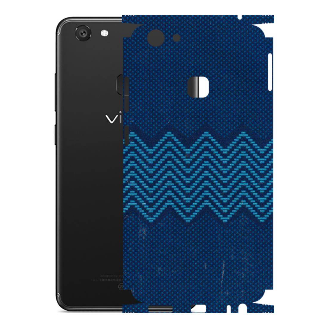 VIVO Y Series Phone Skins (All Models) - Blue Sober Waves - 3D Embossed Finish (L-306) Vivo Y79