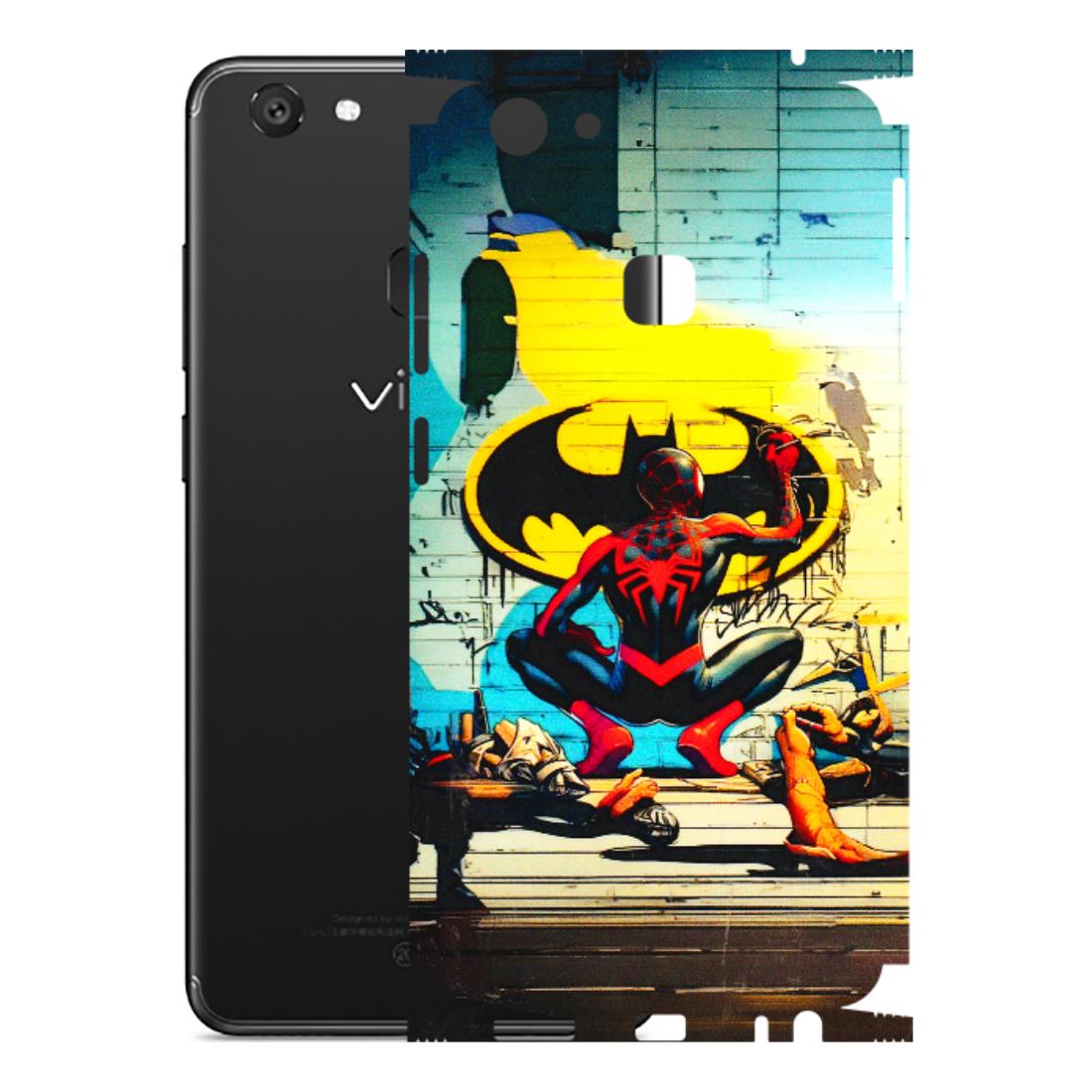 VIVO Y Series Phone Skins (All Models) - New Spiderman Bat Logo - 3D Embossed Finish (L-309) Vivo Y79