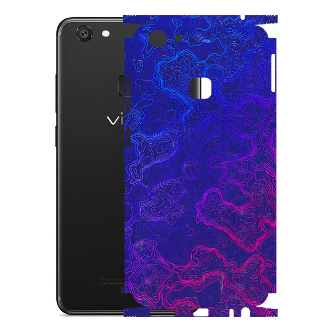 VIVO Y Series Phone Skins (All Models) - Purple Ripples Swirl - 3D Embossed Finish (L-314) Vivo Y79