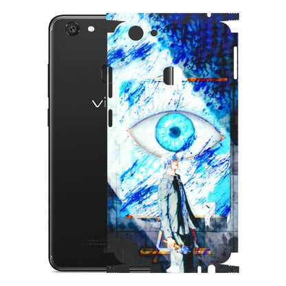 VIVO Y Series Phone Skins (All Models) - Anime Sea Blue Eye - 3D Embossed Finish (L-318) Vivo Y79