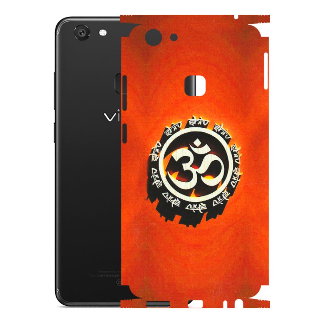 VIVO Y Series Phone Skins (All Models) - Aum Shiv Orange - 3D Embossed Finish (L-32) Vivo Y79