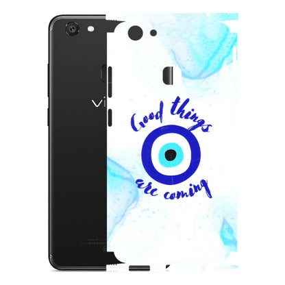VIVO Y Series Phone Skins (All Models) - Evil Eye Good Things Are Coming - 3D Embossed Finish (L-322) Vivo Y79