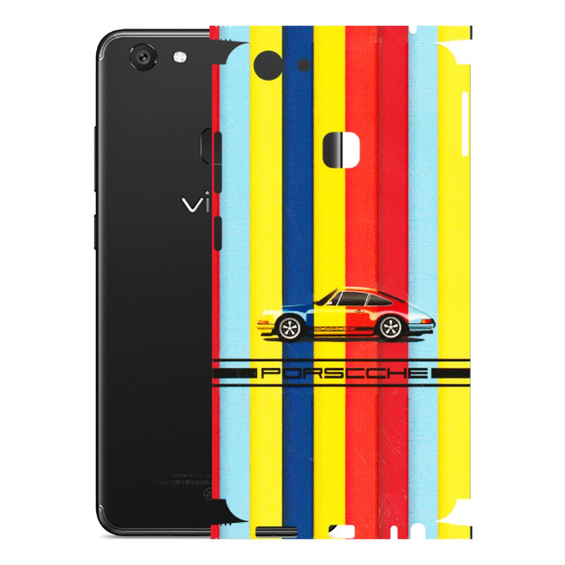 VIVO Y Series Phone Skins (All Models) - Multicolour Porche - 3D Embossed Finish (L-39) Vivo Y79