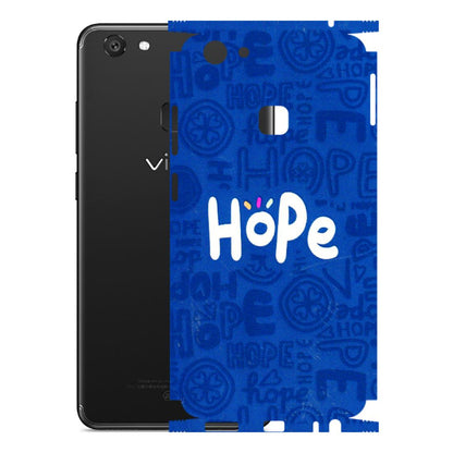 VIVO Y Series Phone Skins (All Models) - Hope Doodles Blue - 3D Embossed Finish (L-43) Vivo Y79