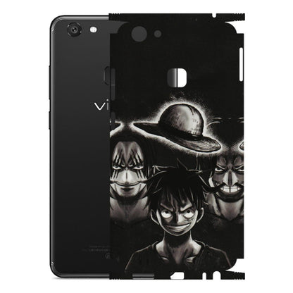 VIVO Y Series Phone Skins (All Models) - Black Luffy Hat - 3D Embossed Finish (L-57) Vivo Y79